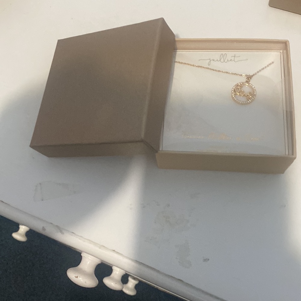 Julliet Necklace Cubic Zirconia Silver Plate NWT - Picture 4 of 4